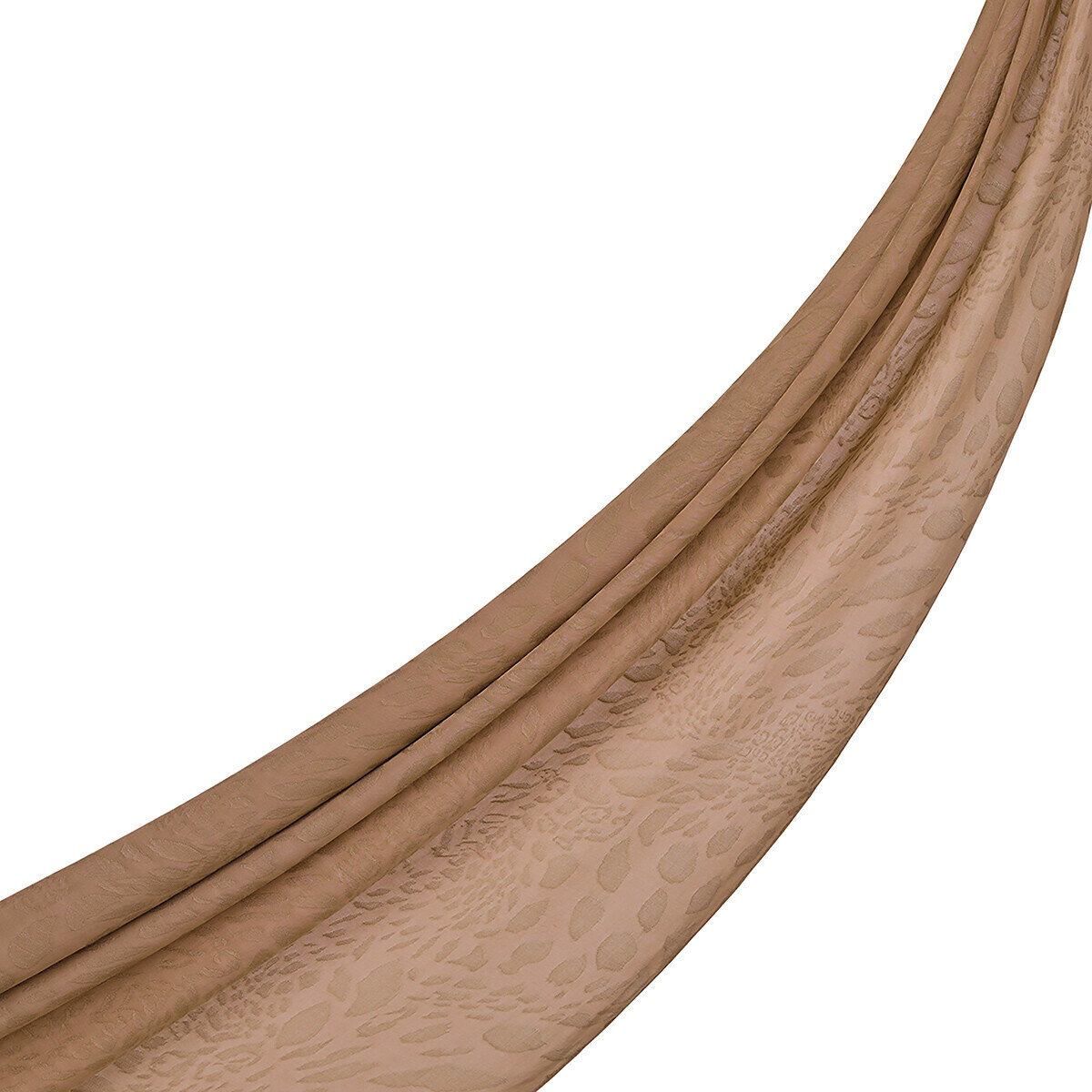 İpekevi Dört Mevsim Vahra Desenli Şal SÜTLÜ KAHVE - 2