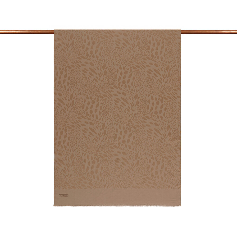 İpekevi Dört Mevsim Vahra Desenli Şal SÜTLÜ KAHVE 