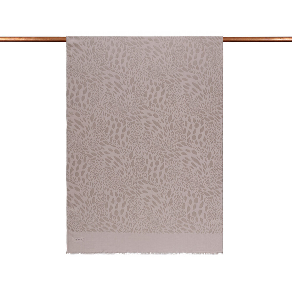 İpekevi Dört Mevsim Vahra Desenli Şal TAŞ 