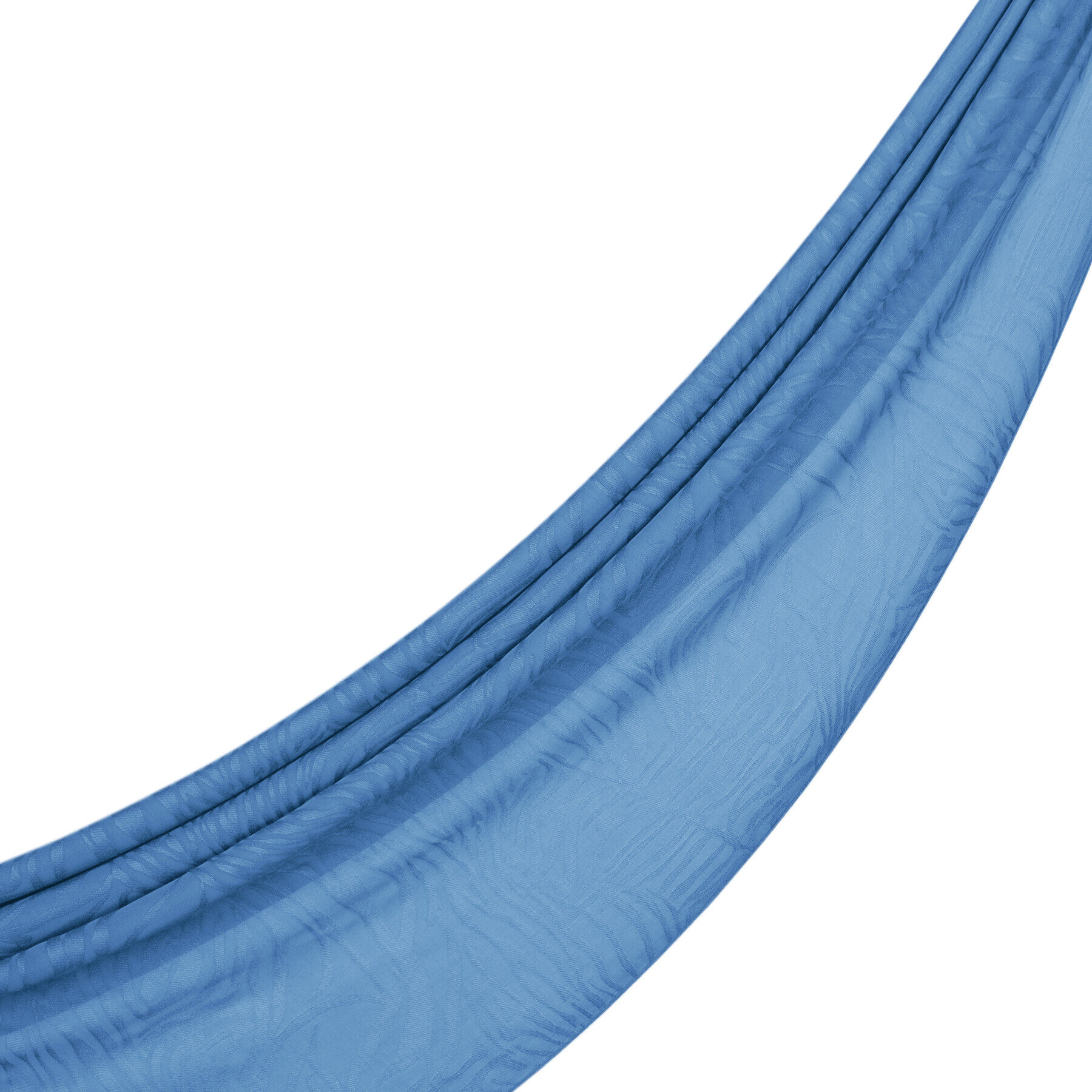 İpekevi Dört Mevsim Zebra Desenli Monogram Şal BEBE MAVİ - 2