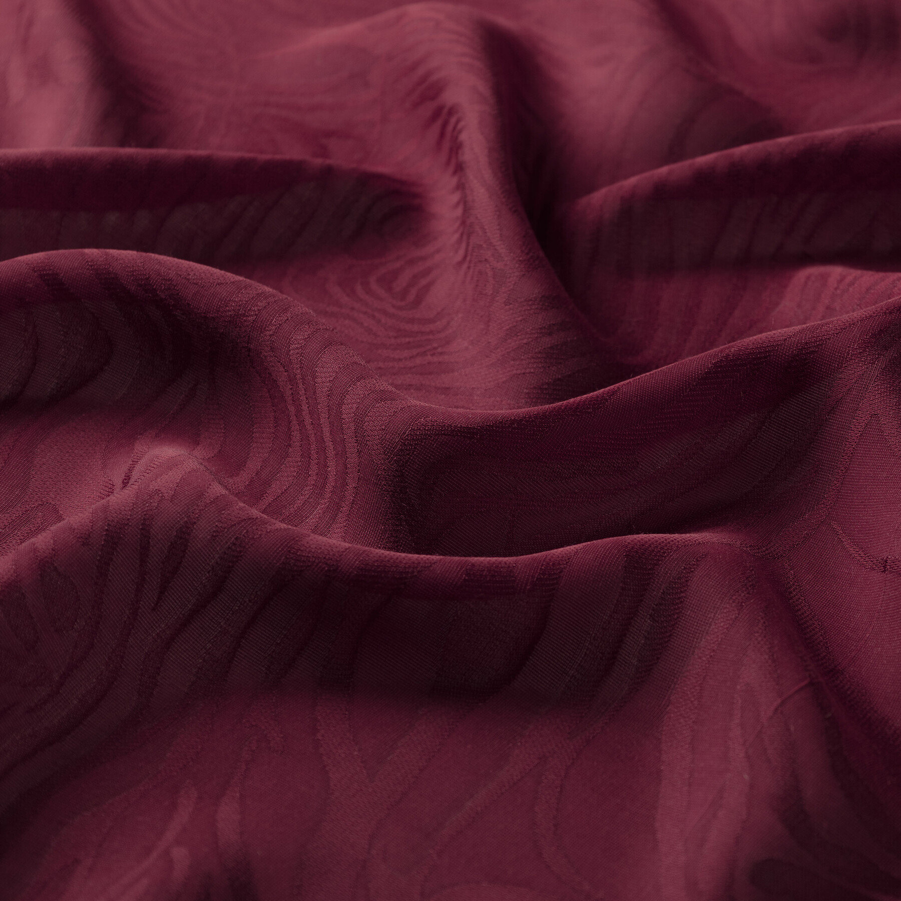 İpekevi Dört Mevsim Zebra Desenli Monogram Şal BORDO - 3