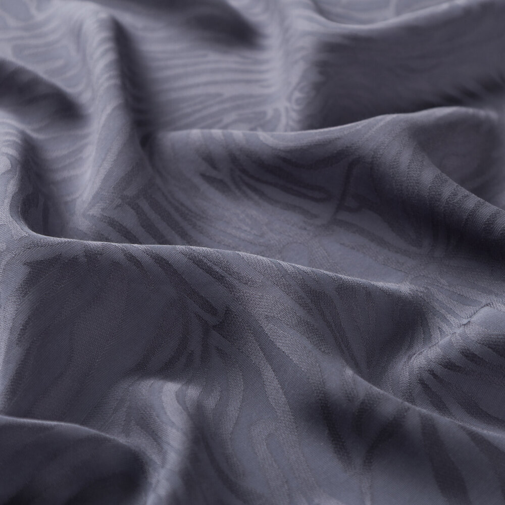 İpekevi Dört Mevsim Zebra Desenli Monogram Şal GÜMÜŞ - 3