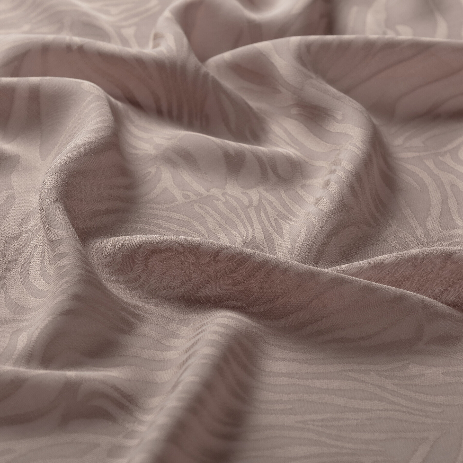 İpekevi Dört Mevsim Zebra Desenli Monogram Şal TAŞ - 3