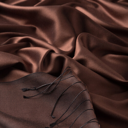 İpekevi İpek Şal Acı Kahve - 2