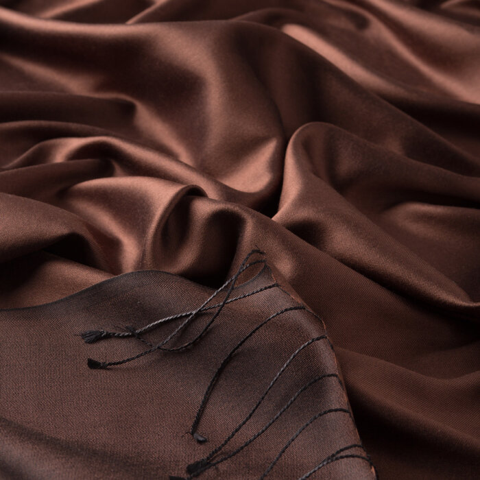 İpekevi İpek Şal Acı Kahve - 2