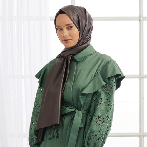 İpekevi İpek Şal FÜME - 3