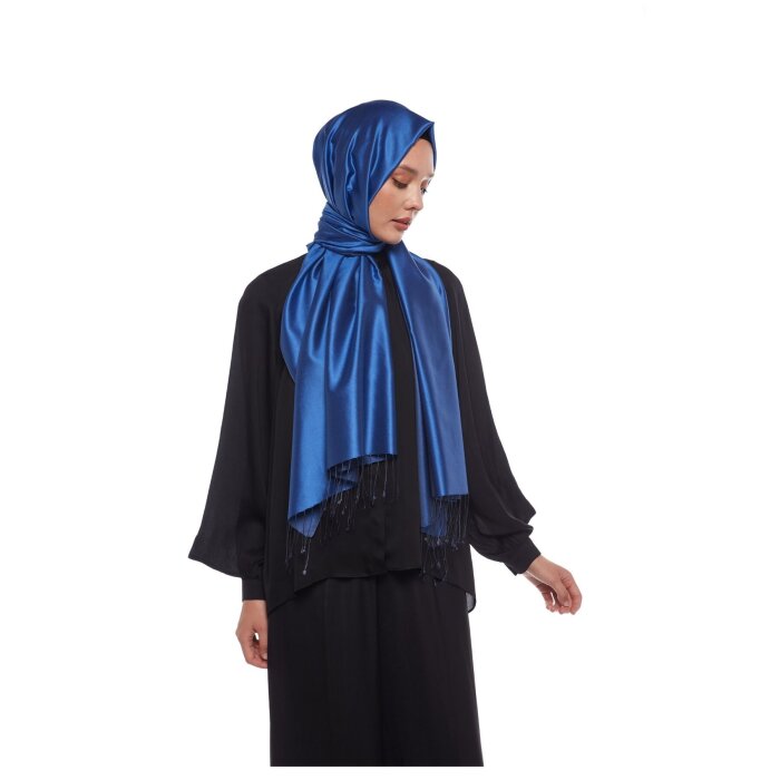 İpekevi İpek Şal İNDİGO - 3