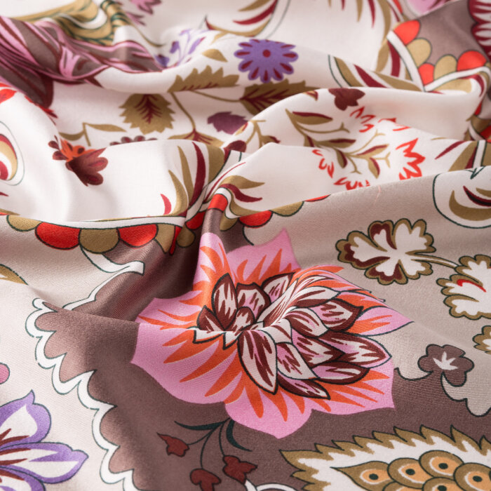 İpekevi Menekşe Desen Şal TAŞ - 2