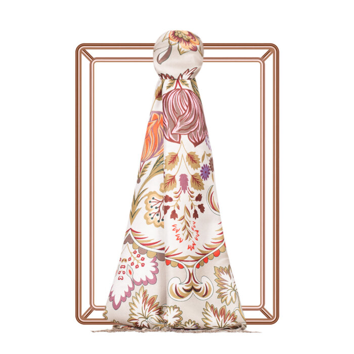 İpekevi Menekşe Desen Şal TAŞ - 1