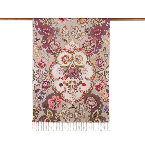 İpekevi Menekşe Desen Şal TAŞ - 3