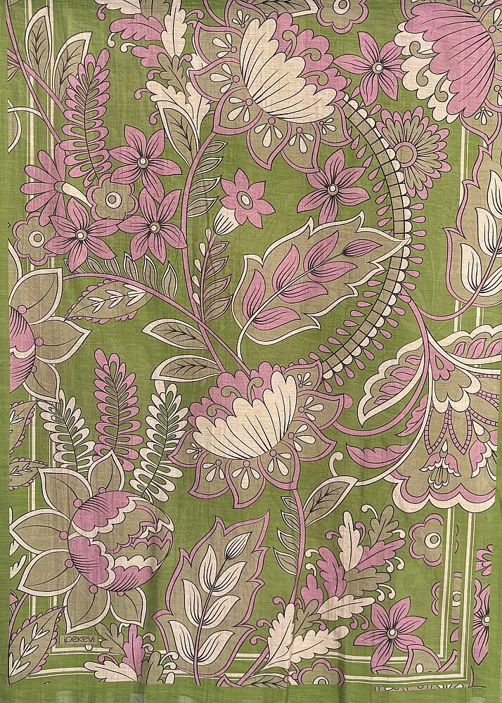 İpekevi Saray Sarmaşığı Desenli Tensel Şal Çam Kokusu 