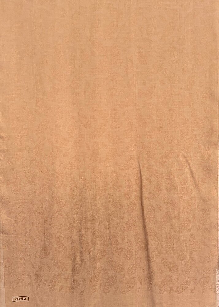 İpekevi Yaprak Desenli Şal SÜTLÜ KAHVE