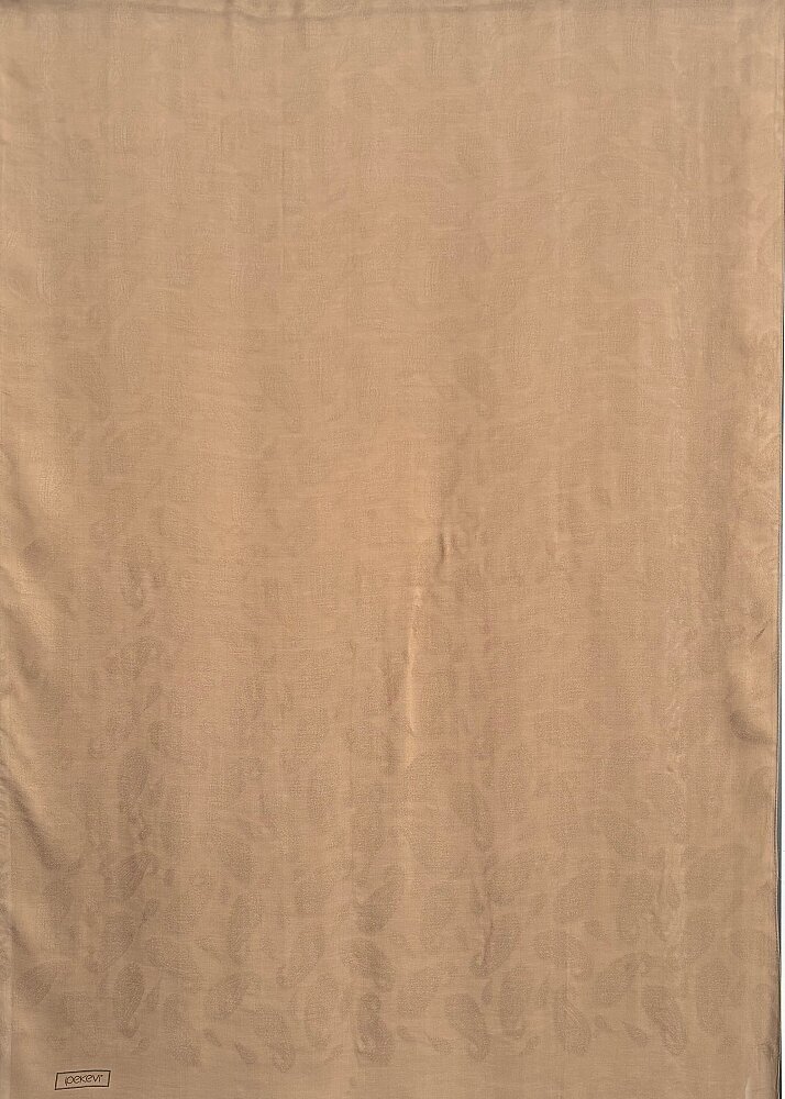 İpekevi Yaprak Desenli Şal VİZON