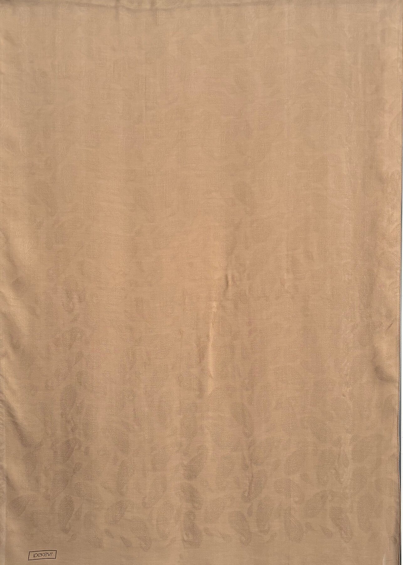 İpekevi Yaprak Desenli Şal VİZON - 1