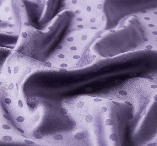 İpekEvi Yün İpek Puantiyeli Şal GÜL KURUSU - 2