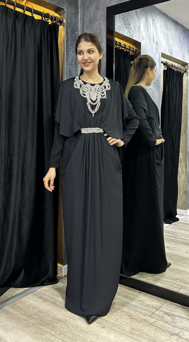 Jamila Sarah İzge Elbise SİYAH - 1
