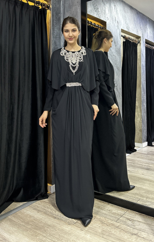 Jamila Sarah İzge Elbise SİYAH - 2