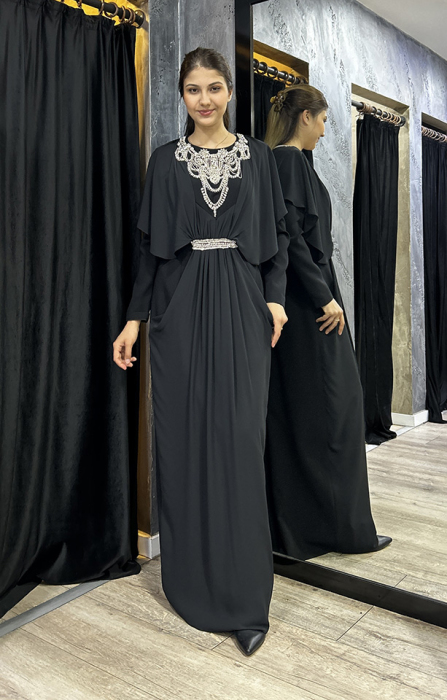 Jamila Sarah İzge Elbise SİYAH - 2