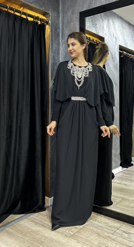 Jamila Sarah İzge Elbise SİYAH - 3