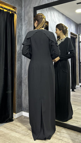 Jamila Sarah İzge Elbise SİYAH - 4