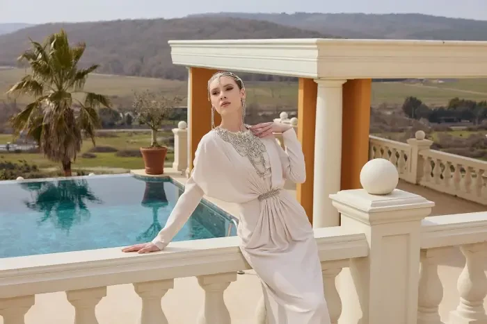 Jamila Sarah İzge Elbise TAŞ - 4