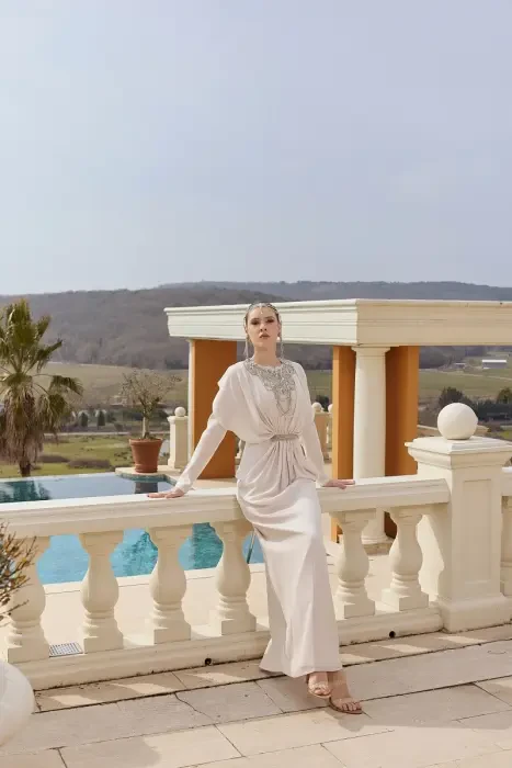 Jamila Sarah İzge Elbise TAŞ - 5