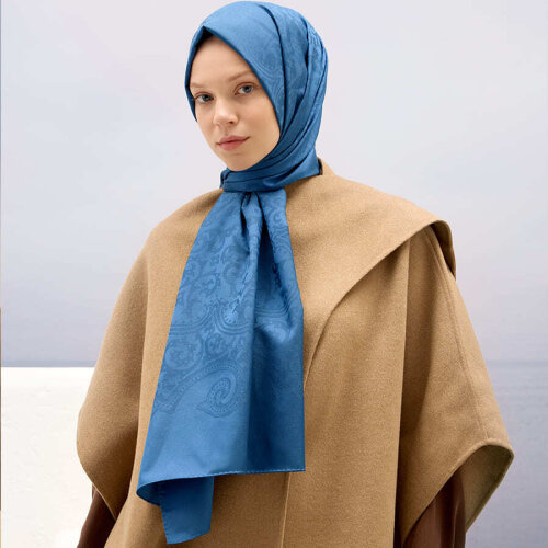 Leyna 4 Season S Şal KOYU DENİM