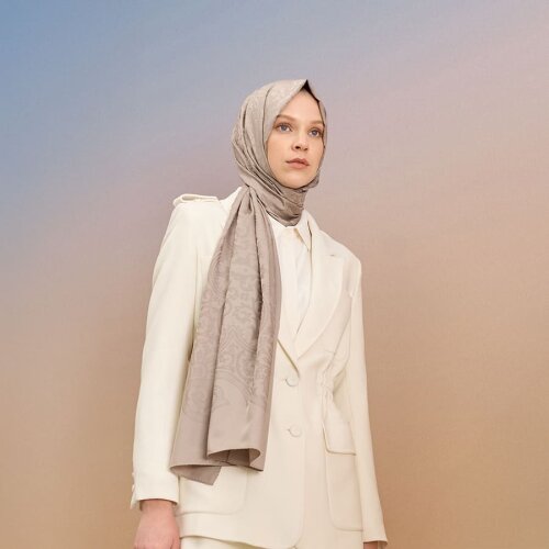 Leyna 4 Season S Şal KOYU VİZON