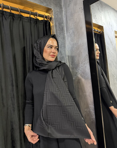 Leyna 4 Season Şal SİYAH - 3