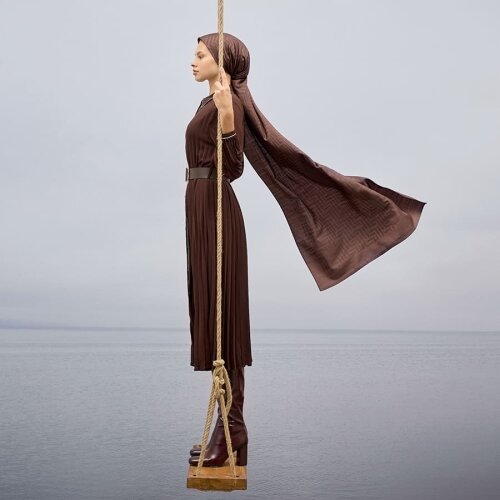 Leyna 4 Season Şal Türk Kahvesi