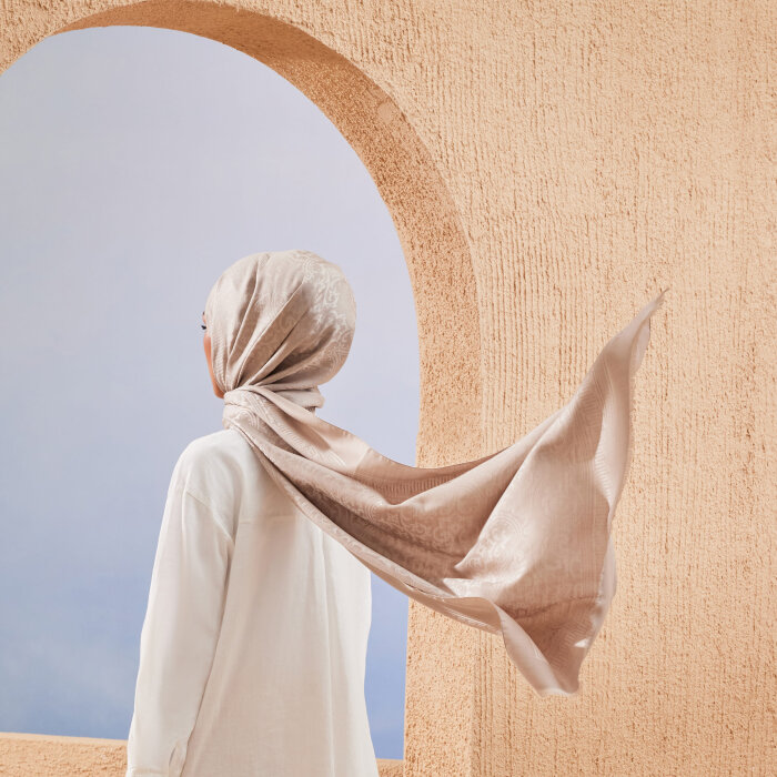 Leyna Delicate Şal Rose Bej - 1