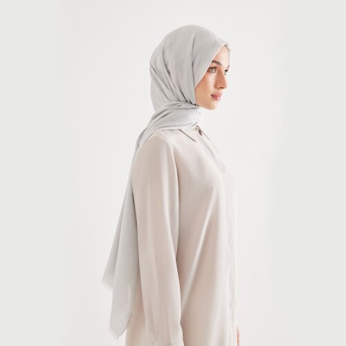 Leyna Exclusive Şal Buz Gri 