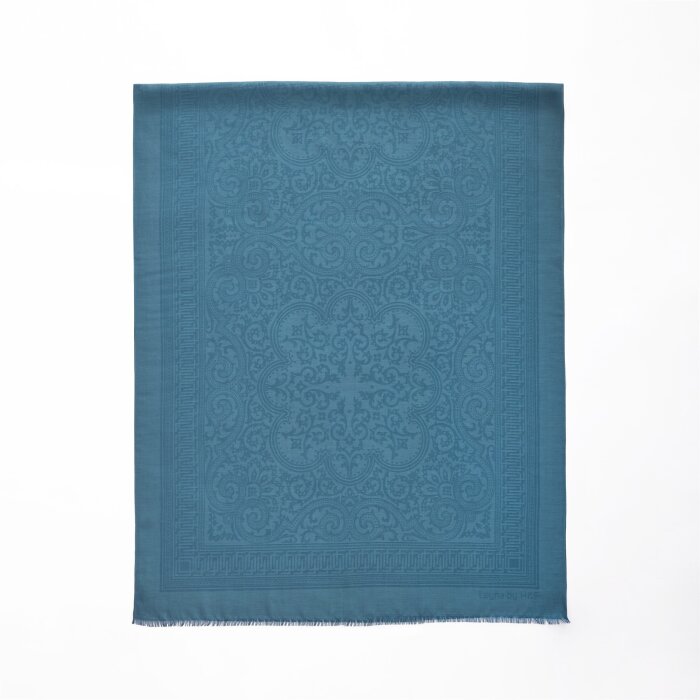 Leyna Exclusive Şal Petrol Mavi - 3