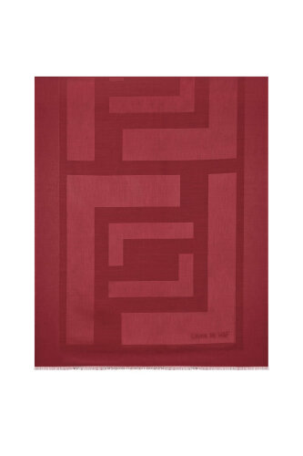 Leyna Soft Touch Şal BORDO - 2