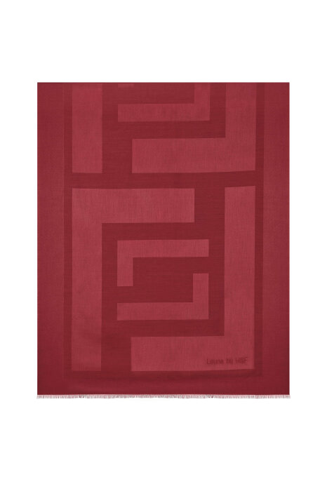 Leyna Soft Touch Şal BORDO - 2