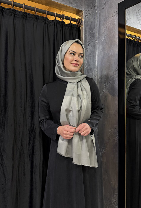 Leyna Soft Touch Şal GRİ - 2