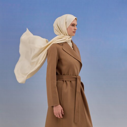 Leyna Soft Touch Şal KREM