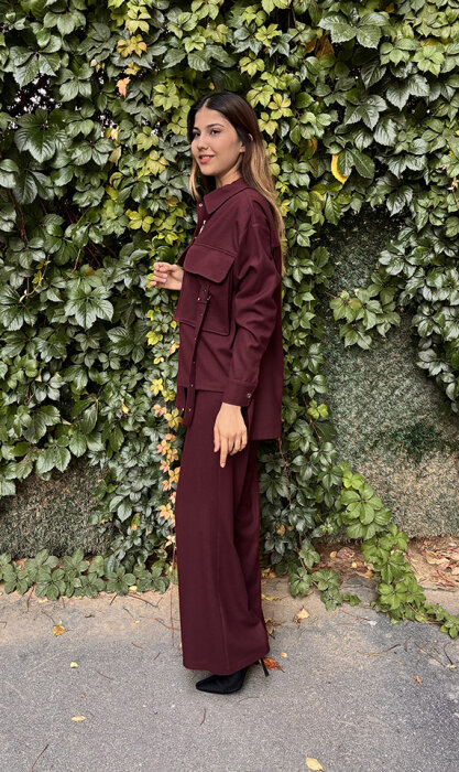 MaQ Amber Pantolon BORDO - 3