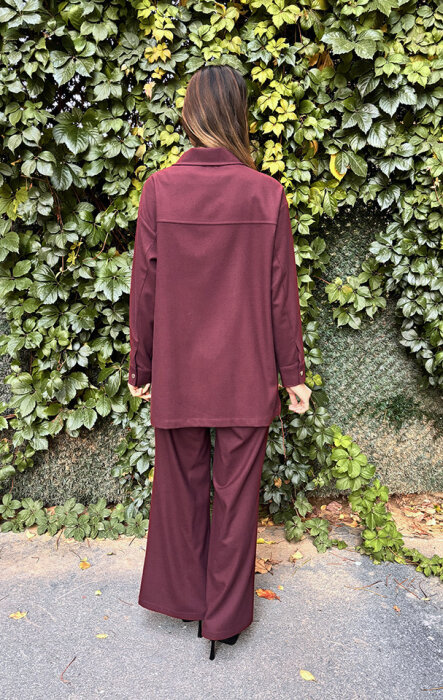 MaQ Amber Pantolon BORDO - 4