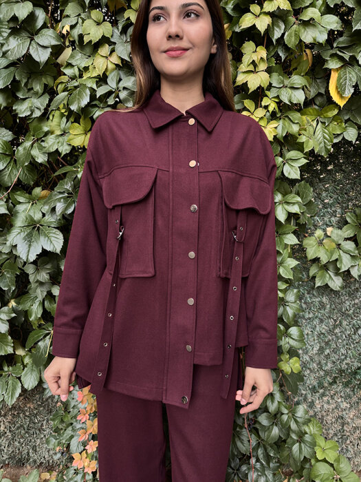 MaQ Amber Pantolon BORDO - 6