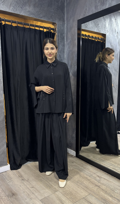 MaQ Aniva Gömlek SİYAH - 1