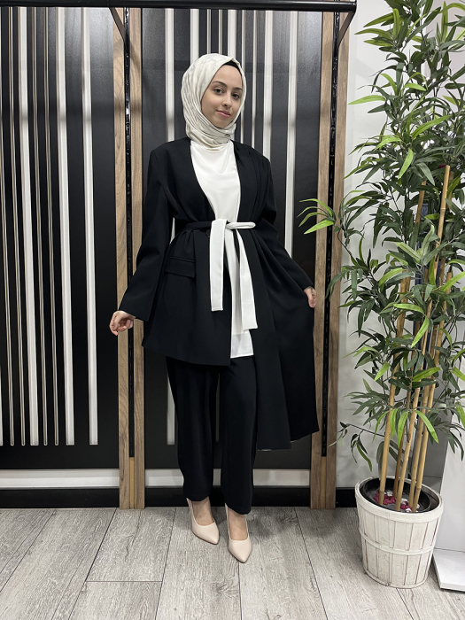 MaQ Arjan Takım SİYAH EKRU - 2