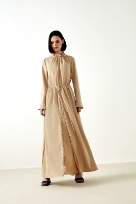 MaQ Bej Sing Elbise BEJ - 3