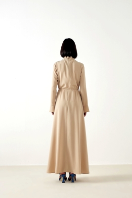 MaQ Bej Sing Elbise BEJ - 5