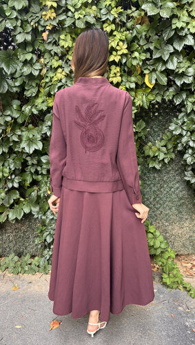 MaQ Design Boey Ceket BORDO - 7