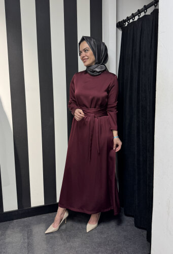 MaQ Design Bordo Elbise BORDO - 3
