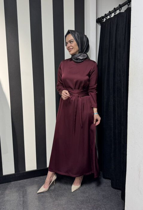 MaQ Design Bordo Elbise BORDO - 3