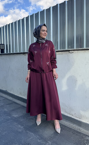 MaQ Design Gonia Ceket BORDO - 2