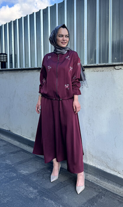 MaQ Design Gonia Ceket BORDO - 1
