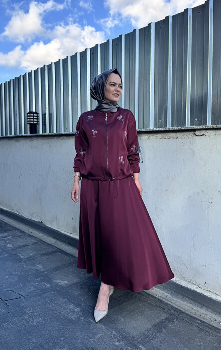 MaQ Design Gonia Ceket BORDO - 3